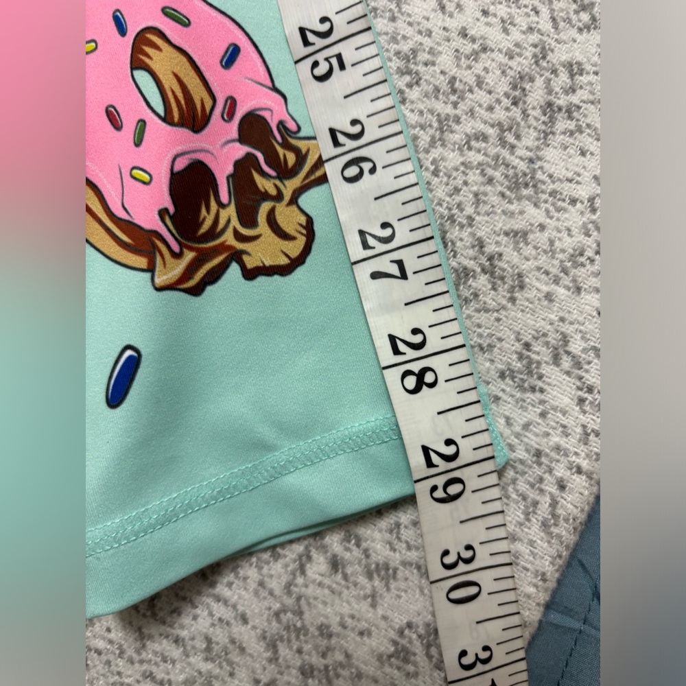 Feed Me Fight Me Doughnut Skull Leggings - Picture 7 of 9
